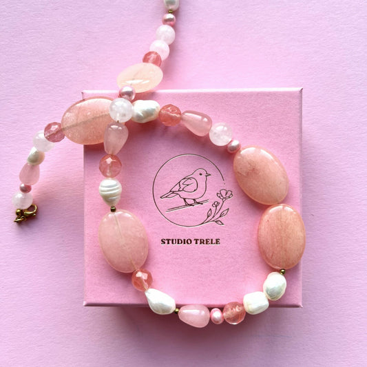 Naszyjnik Pink Statement