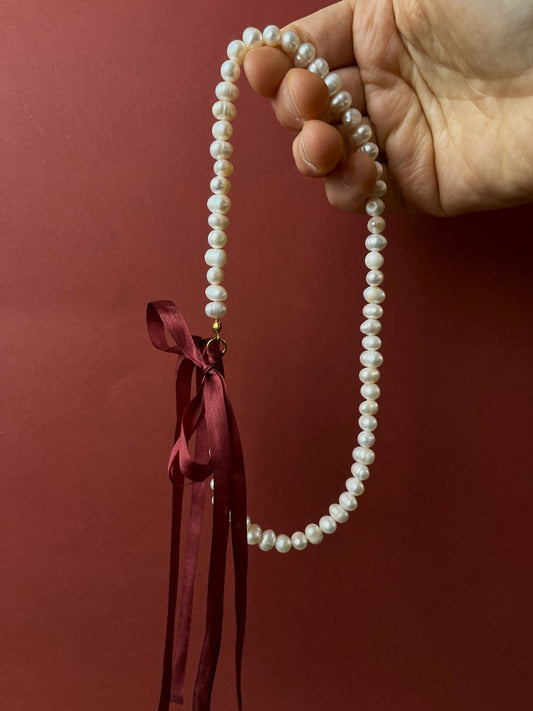Naszyjnik Pearl & Silk