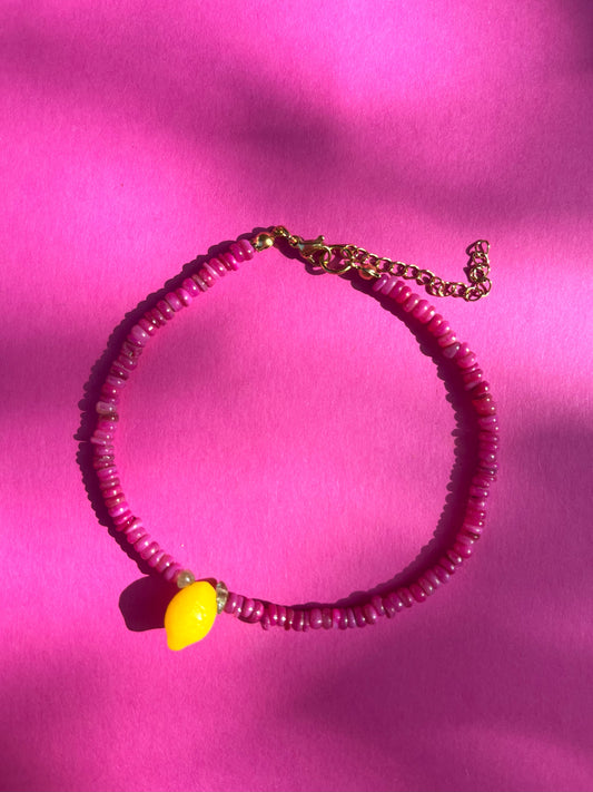 Bransoletka Pink & Lemon