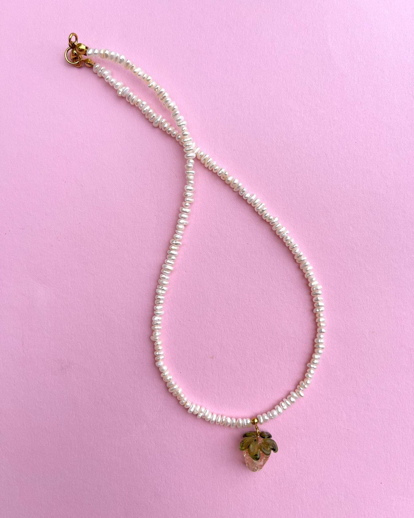 Naszyjnik Transparent Strawberry No.1