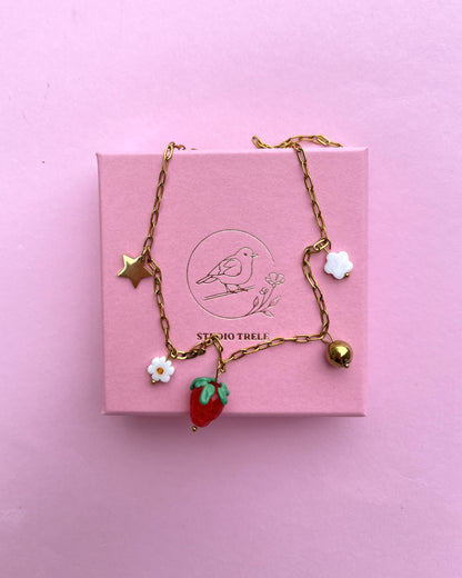 Naszyjnik  Strawberry & Friends