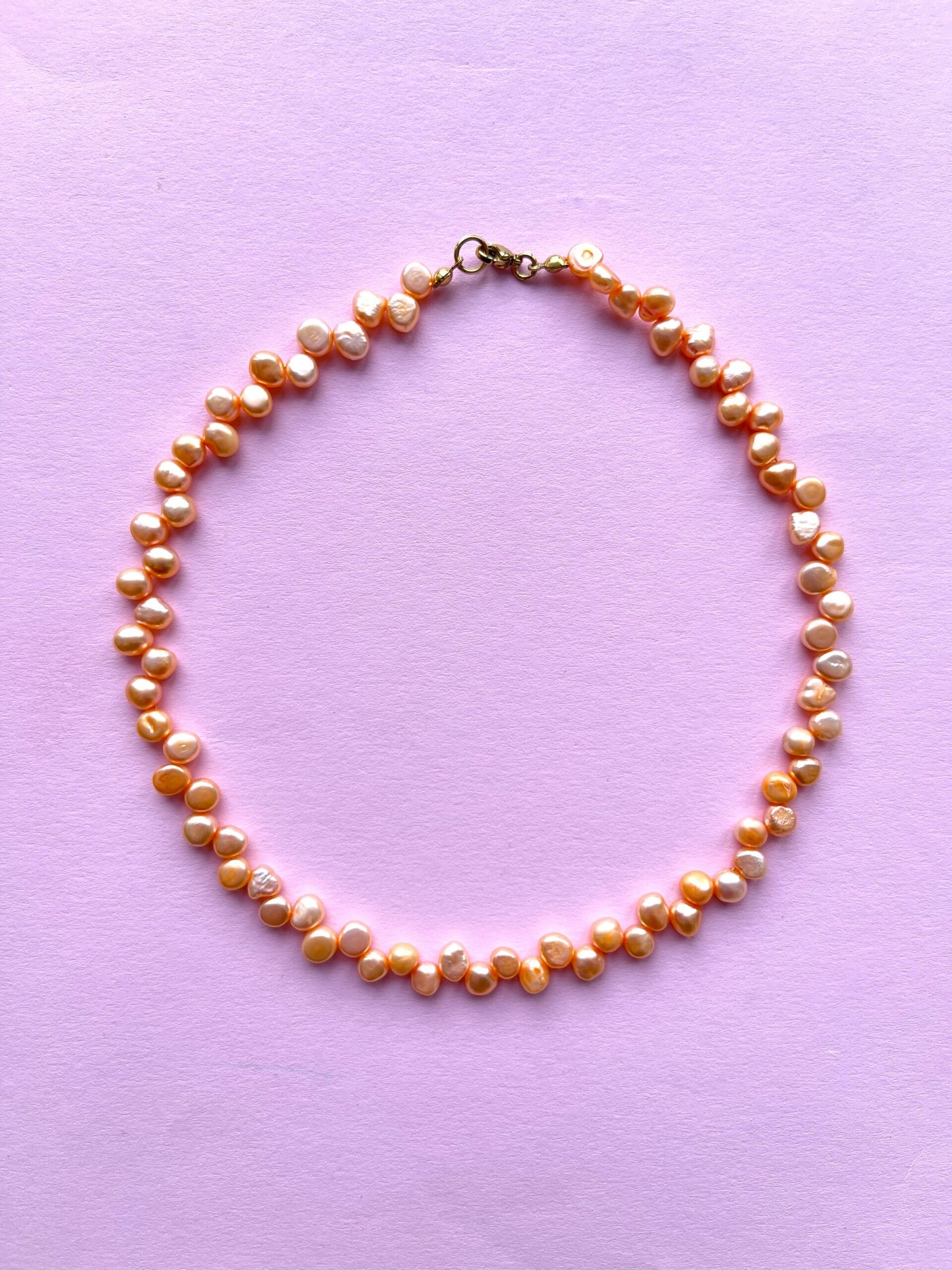 Naszyjnik Apricot Pearl