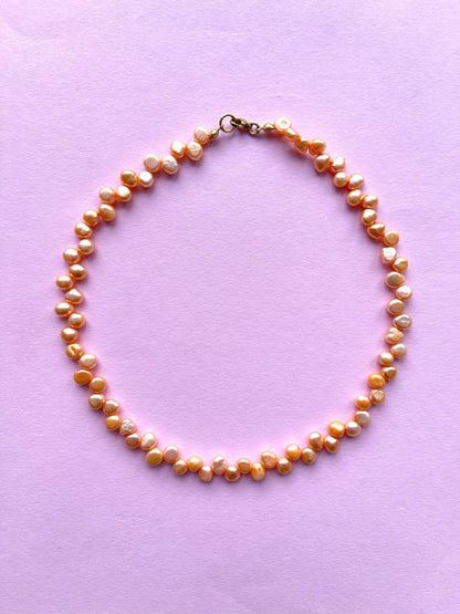 Naszyjnik Apricot Pearl