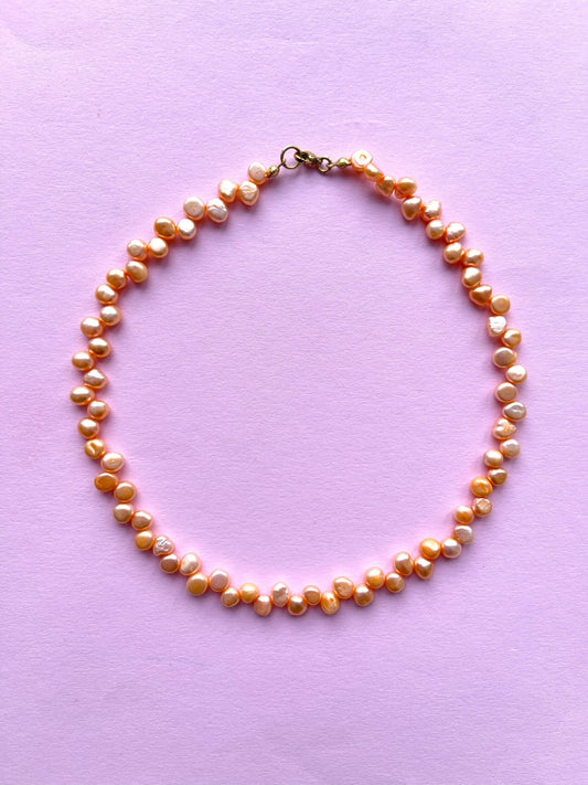Naszyjnik Apricot Pearl