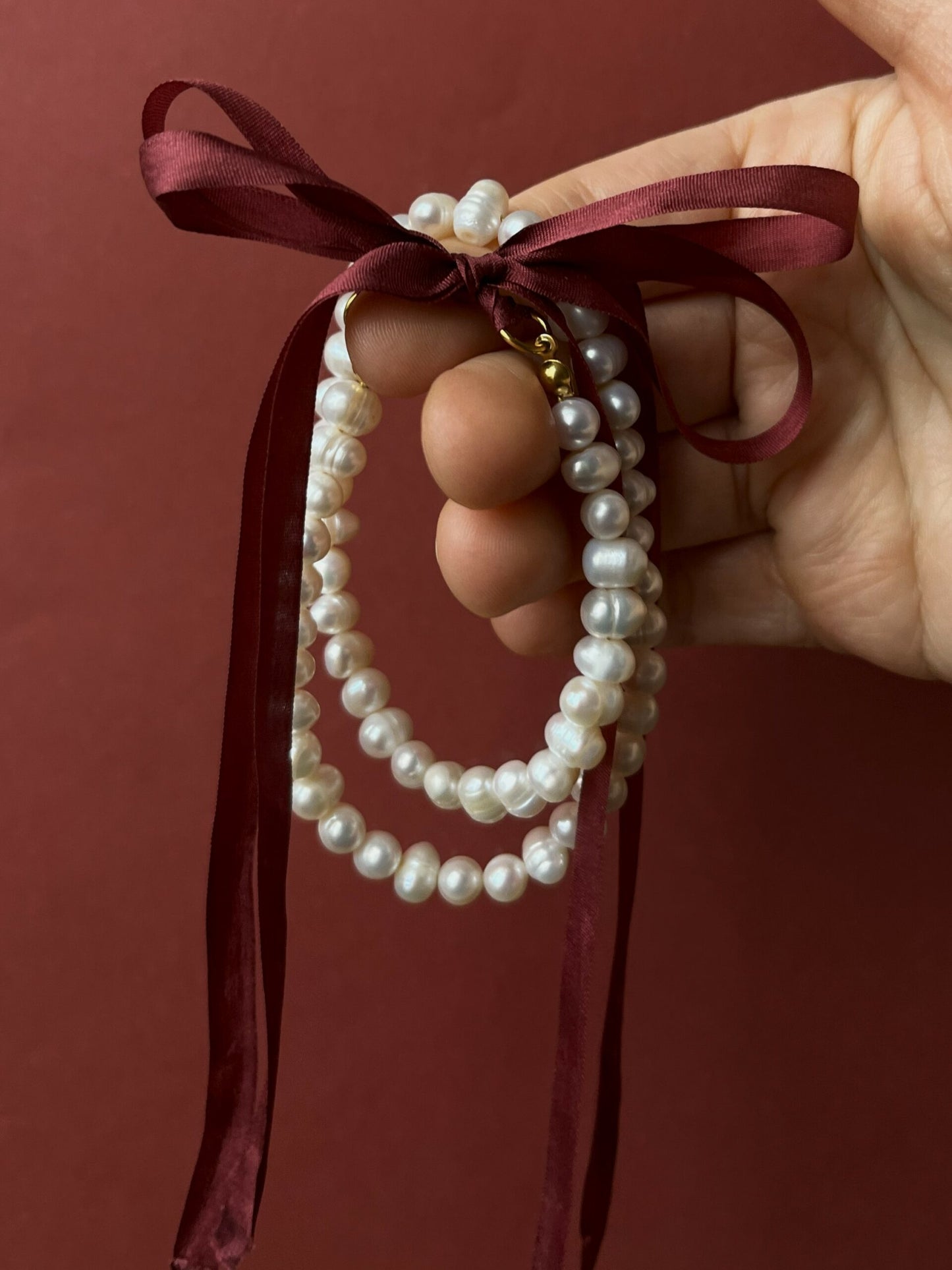 Naszyjnik Pearl & Silk