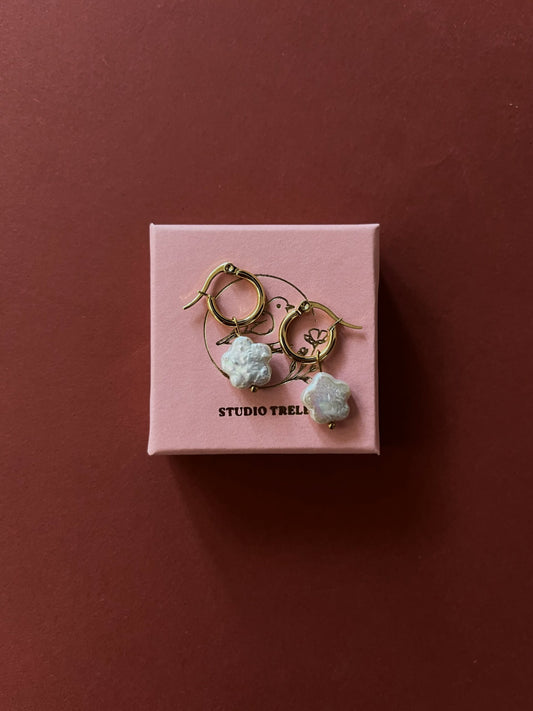 Kolczyki Pearl Fleur