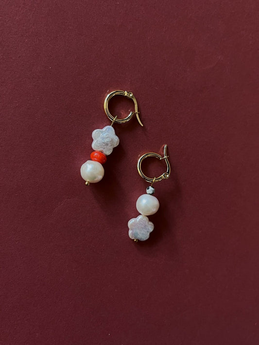 Kolczyki Pearl & Bloom
