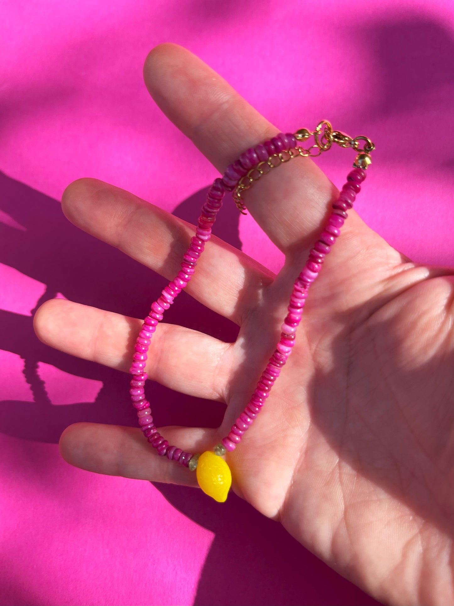 Bransoletka Pink & Lemon