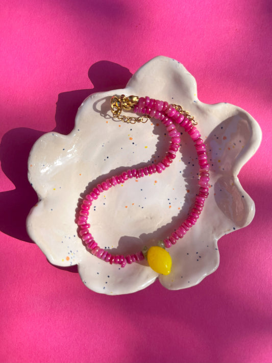 Bransoletka Pink & Lemon