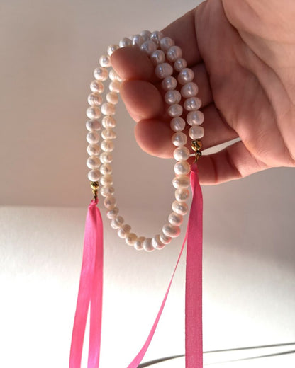 Naszyjnik Pearl & Silk