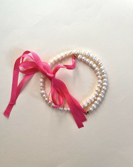 Naszyjnik Pearl & Silk