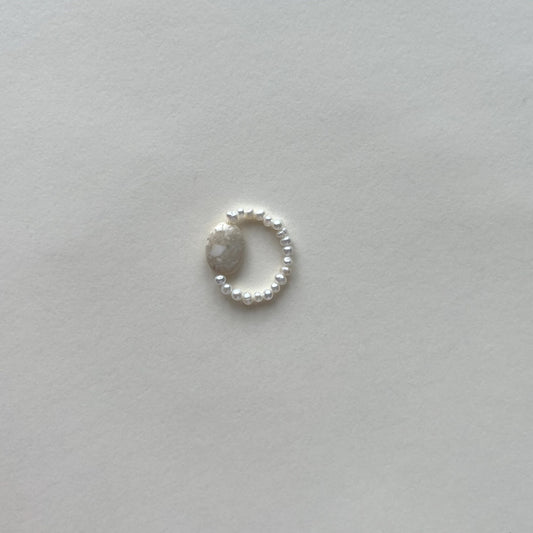 Pierścionek Pearl Orbit Marble