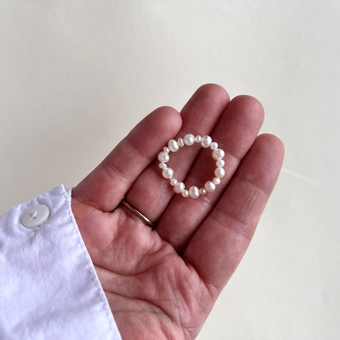 Pierścionek Pearl Orbit Pure