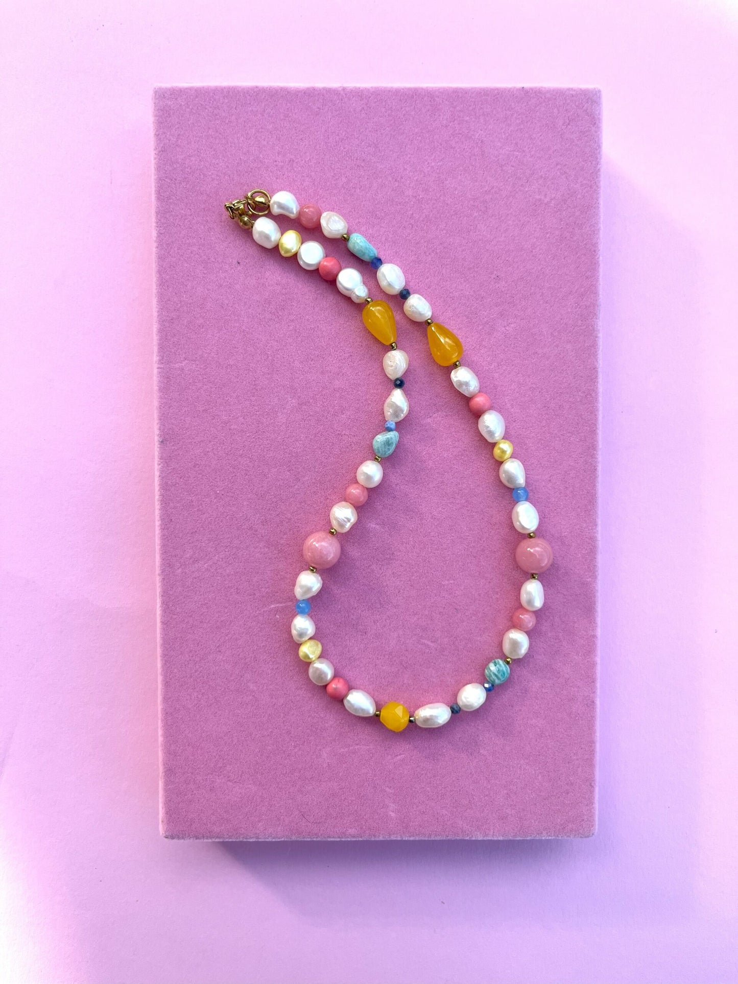 Naszyjnik Perły & Kamienie