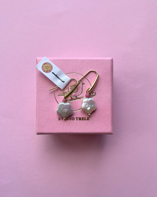 Kolczyki Pearl Fleur & Rose