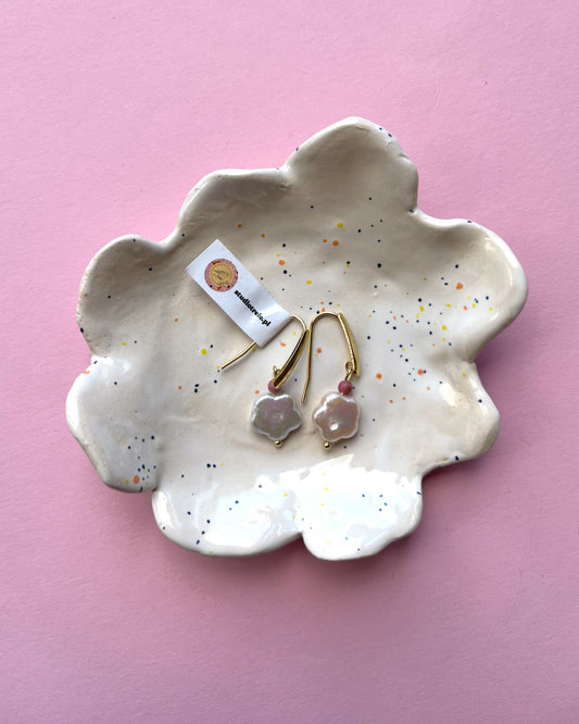 Kolczyki Pearl Fleur & Rose