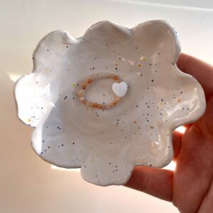 Pierścionek Muszla&Serce