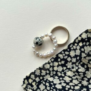 Pierścionek Pearl Orbit Jaspis